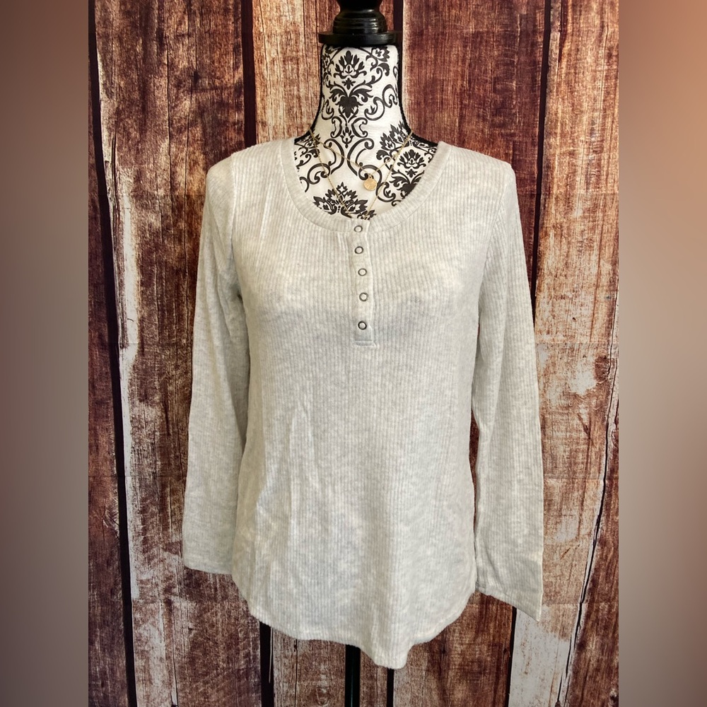 Hippie Rose | NWT Women’s Henley Soft Ribbed Long Sleeve Top
